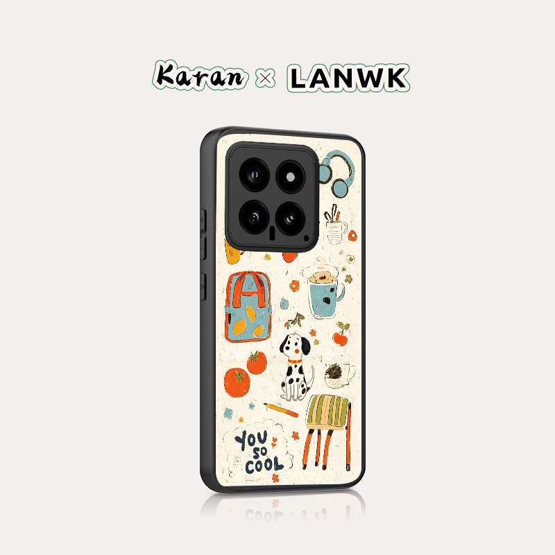 【you so cool】LANWK适用小米15/14pro新款高级硅胶手机壳红米k80/70ultra超薄防摔镜头全包k60保护套可爱13