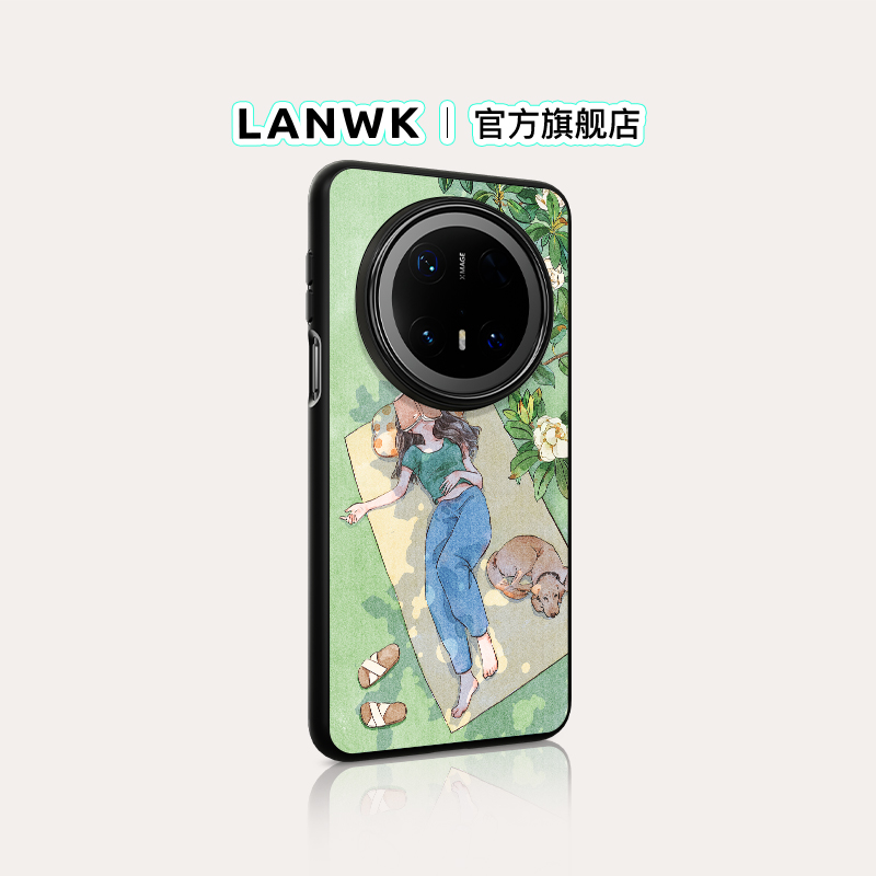「偷的浮生半日闲」LANWK适用华为Mate70pro手机壳女新款高档mate60高级感壳pura70pro+可爱防摔保护套
