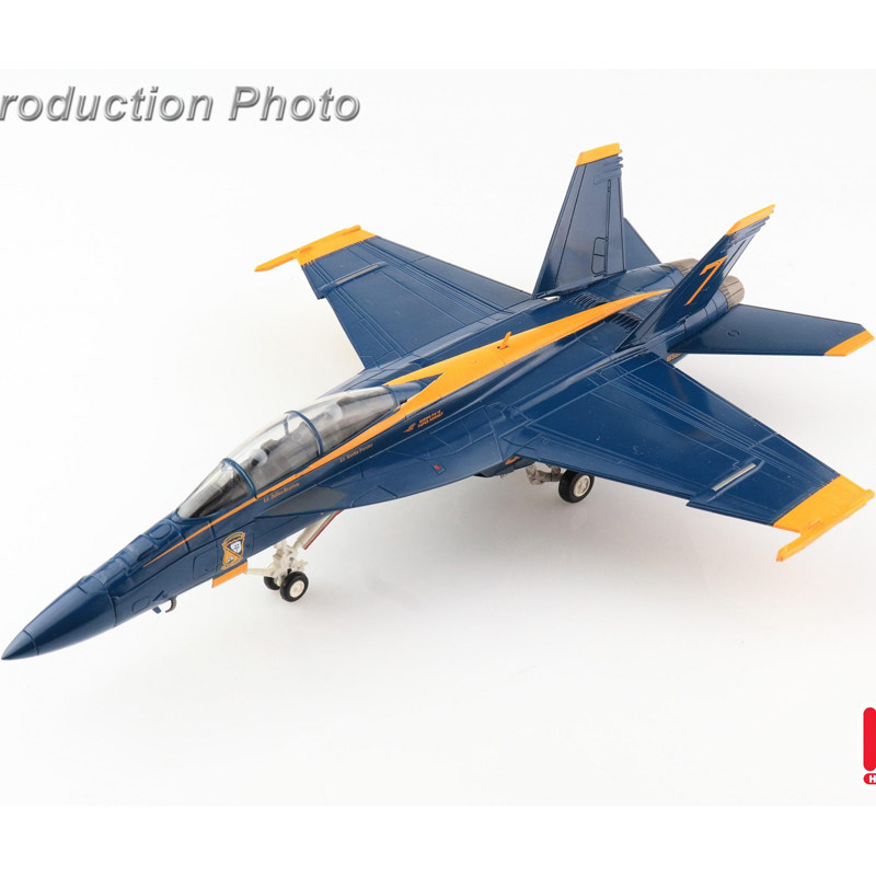 1月 ha5128 f18战斗机 f/a-18f 蓝天使#7美国海军2021 75周年纪念