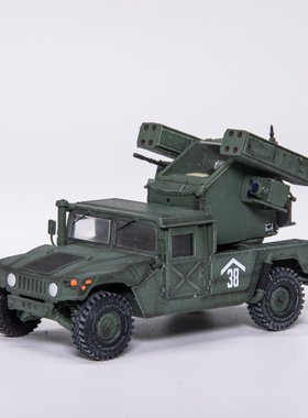 T-MODEL 美国 悍马复仇者防空系统 前沿区域防空 绿色涂装完成品