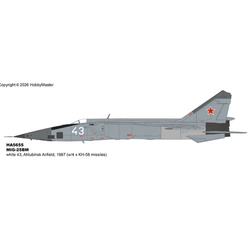 苏联米格25战斗机1987年(4xKH58)