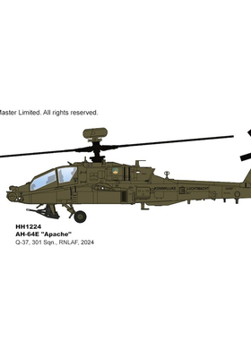7月 HH1224 荷兰阿帕奇直升机 AH-64E 