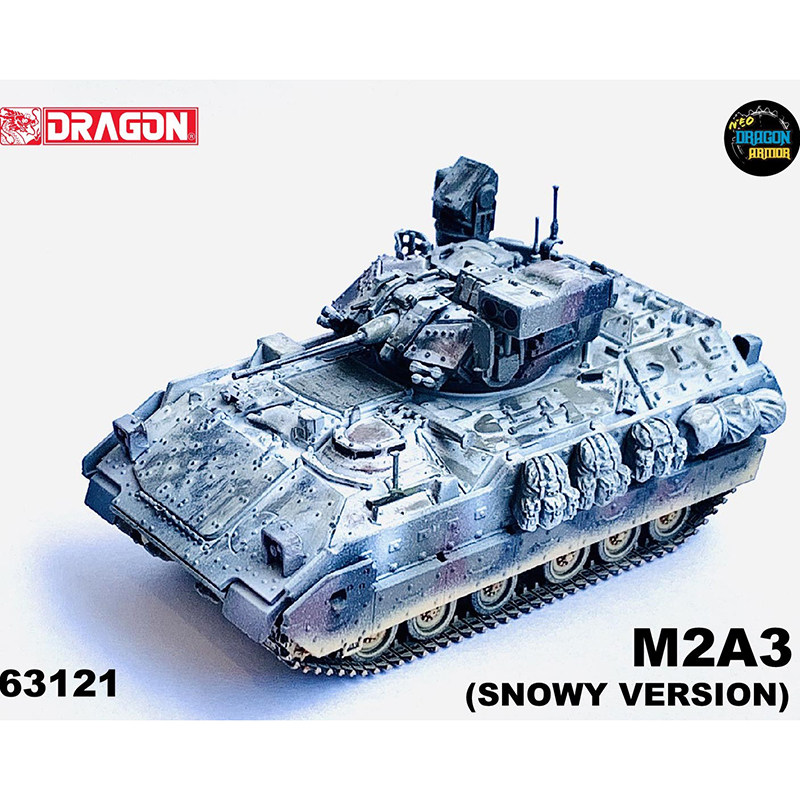 威龙 63121 美国M2A3 布莱德利 布雷德利步兵战车 雪地涂装版成品