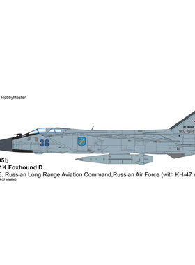 11月 HA9705b MIG-31K 米格31 俄远程航空司令部(KH-47+4xR-37)