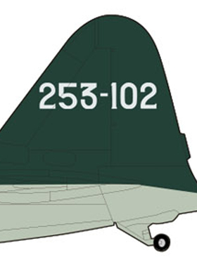 5月 HA8814 1/48 战斗机Tetsunzo Iwamoto 253rd AG 拉包尔1944年
