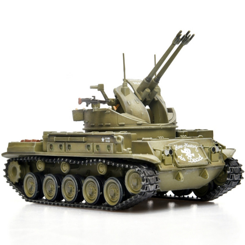 panzerkampf 1/72 美国m42自行高射炮 (m42防空炮车)成品坦克模型