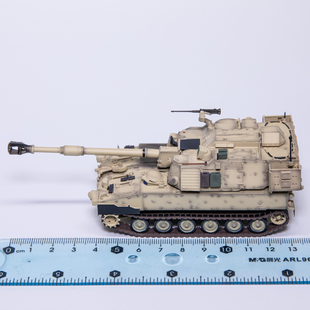 T-MODEL 美国M109A7自行榴弹炮 155毫米炮 沙色款 完成品模型静态
