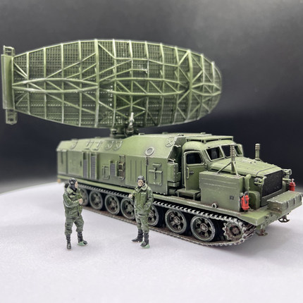 AM 1/72 P-40/1S12长轨道S波段搜索雷达 成品模型（含驱动总成）