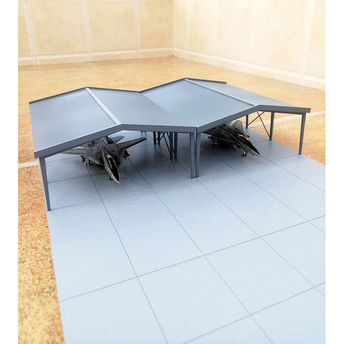 1/200空军机库场景成品模型