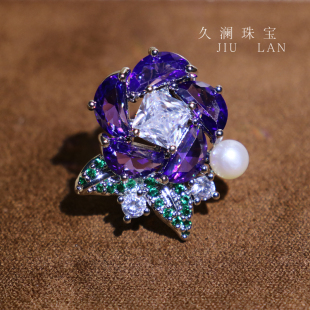 新款 磁吸胸针夏季 天然珍珠小胸针工厂直发