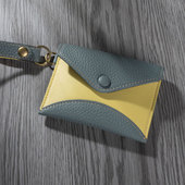 HANATORA花虎蓝牙耳机包挂脖真皮牛皮收纳挂绳带绳防丢挂件男女皮质保护套适用于苹果 小米 华为