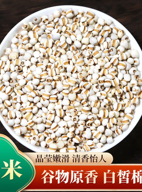 新米薏苡仁新鲜薏米仁新货自产小糯意米农家炒熟红豆杂粮薏仁米茶