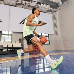 ABAV059 春意男子缓震防滑篮球专业比赛鞋 李宁2025年新款 利刃5V2