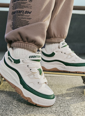 中国李宁CF溯誉3.5休闲鞋女子缓震时尚经典低帮运动滑板鞋AGCT332