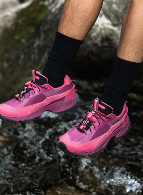 中国李宁2024年新款CF溯行野PRO男女同款反光户外休闲鞋AGLU151