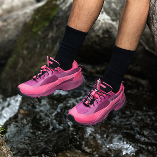 中国李宁2024年新款CF溯行野PRO男女同款反光户外休闲鞋AGLU151