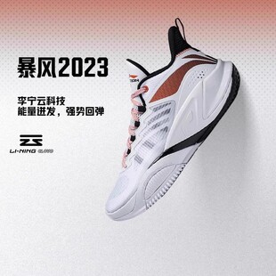 中国李宁篮球鞋2023新款男子暴风减震耐磨防滑专业比赛鞋ABFT021