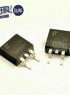 |N沟道场效应管 TB10N60 9.5A/600V/0.73欧/156W TO-263(5只)