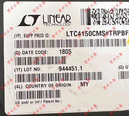 LTC4150CMS      LTC4150IMS丝印为LTQW 芯片原装价格咨询