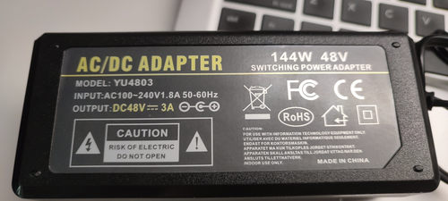 适用海康威视 硬盘录像机YU4803 48V3A 电源适配器变压器充电器