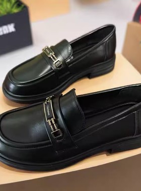 酒店厨房防滑工作鞋女平底软底软面舒适学车单鞋一脚蹬懒人乐福鞋