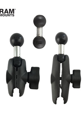 美国RAM车载支架 1英寸拓展双球头延伸配件 连杆延伸连接头(230)