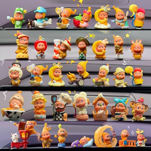 星星人萌粒车载中控可爱摆件