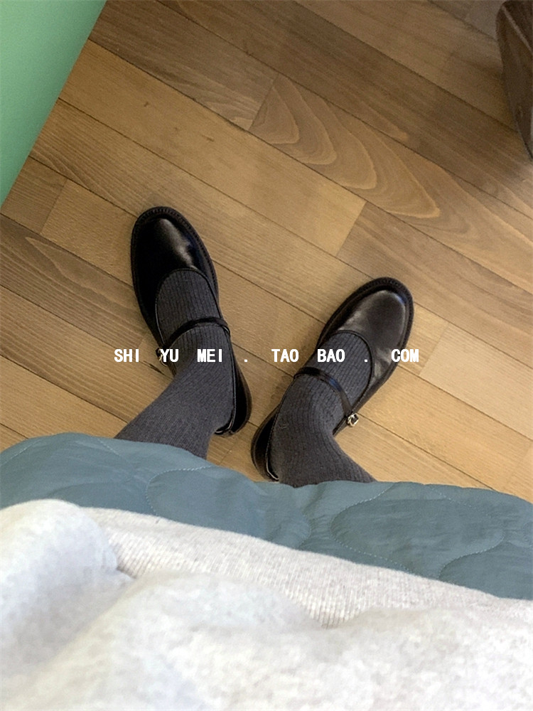 单鞋韩版浅口皮带扣小皮鞋