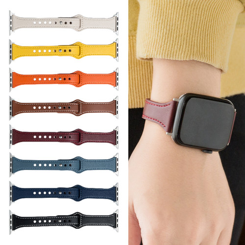 厂家直销超纤苹果手表带Apple Watch1-7 回环小蛮腰手表带