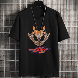 纯棉骑士GAVV加布短袖T恤假面特摄周边碎裂曲奇宝藏学生男女上衣