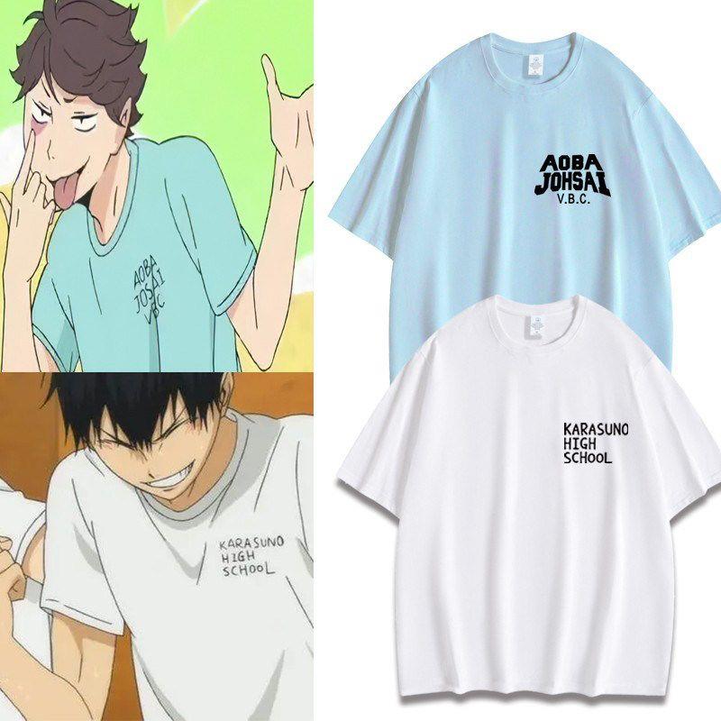 排球少年周边衣服cos服乌野队服二次元及川彻短袖青叶城西T恤睡衣