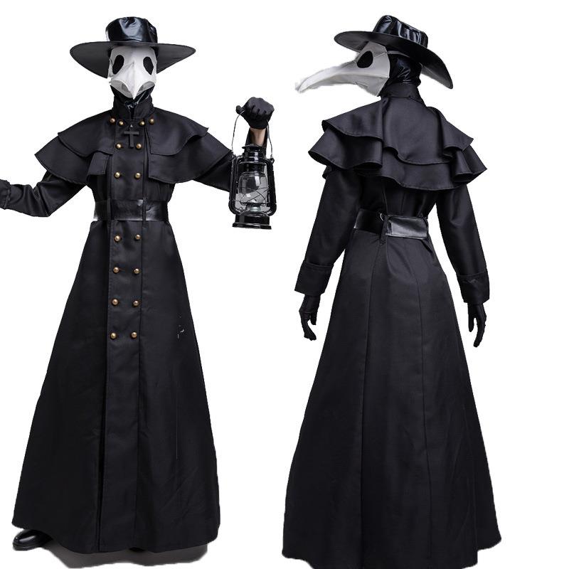 Halloween Adult Plague Doctor Crow 乌鸦医生长嘴万圣节cosplay