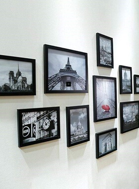 11pcs/Lot Wooden Multi Photo Frame Picture Frames Wall Hang