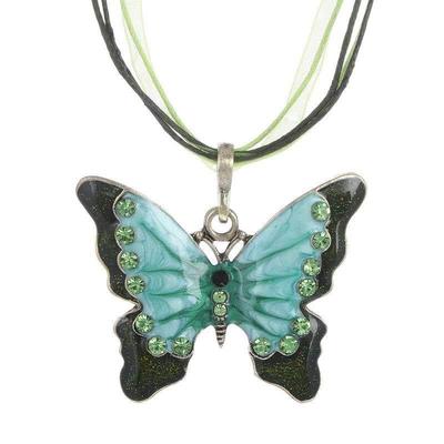 Vintage choker Hot Ethnic Style Butterfly Alloy Necklace项炼