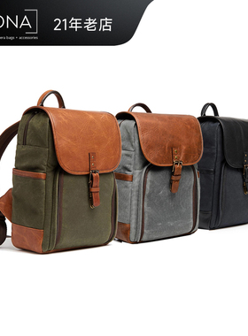 ONA The Monterey 蒙特利 双肩摄影包 欧纳相机包 帆布防水背包