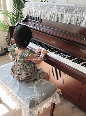 韩国系列梦幻婚纱蕾丝纱质白色钢琴罩钢琴套钢琴凳子系列量身定制