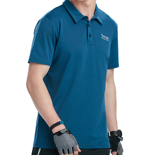 t恤女透气 tectop探拓夏季 新款 轻薄POLO衫 男速干衣翻领速干短袖
