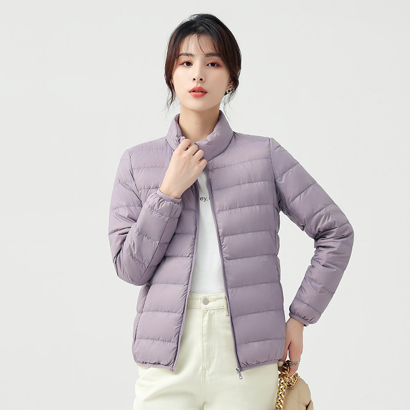 simboo信步羽绒服立领防风防寒女