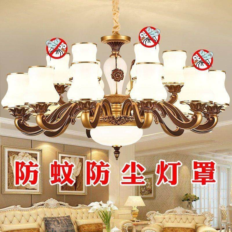 欧式现代简约大气客厅吊灯简欧玉石水晶灯创意餐厅卧室灯饰吊灯具
