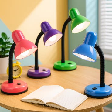 普通台灯老款护眼书桌可调节简易插电式床头灯床头儿童台灯202
