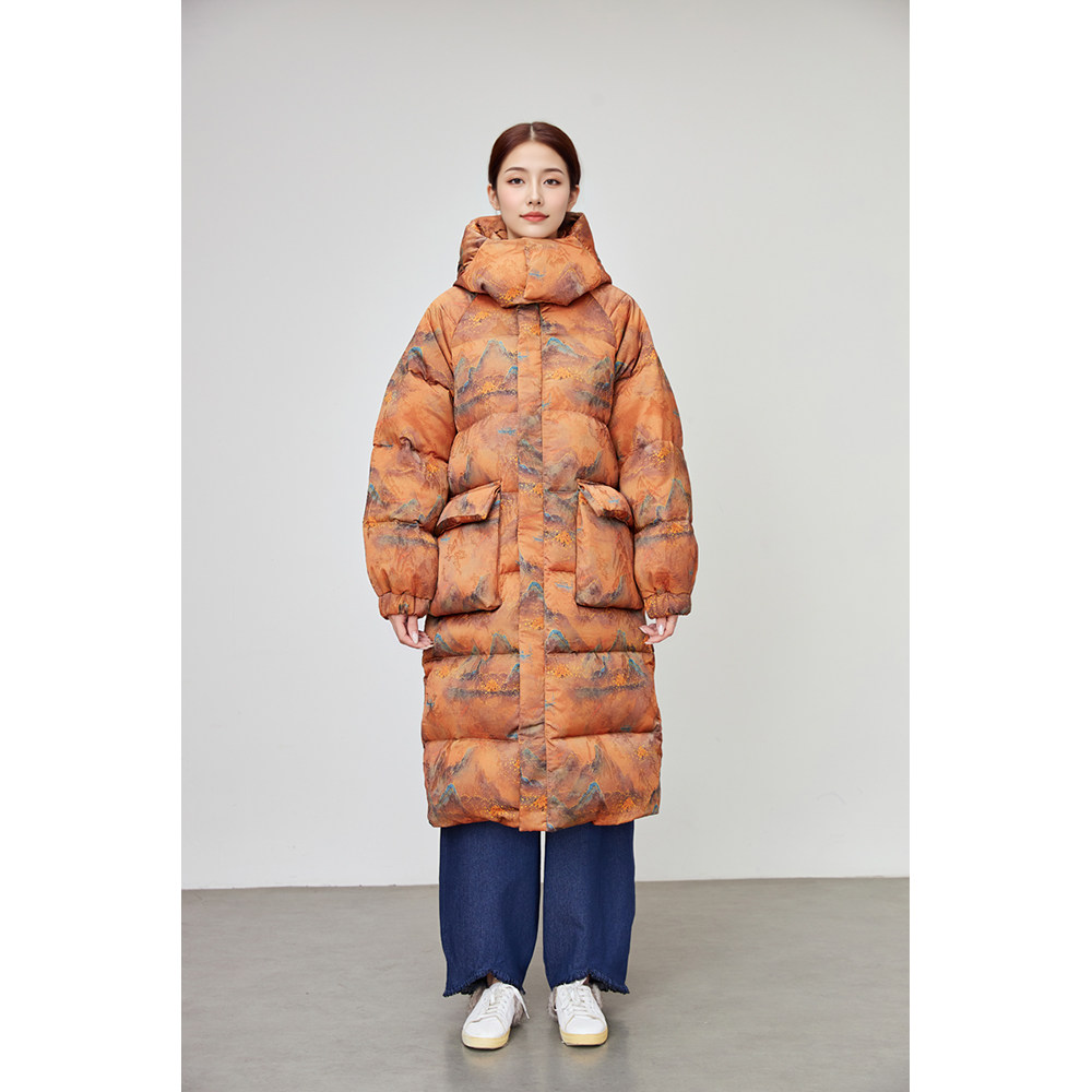 长款羽绒服女款2025新款冬装直筒版多色气质百搭保暖外套