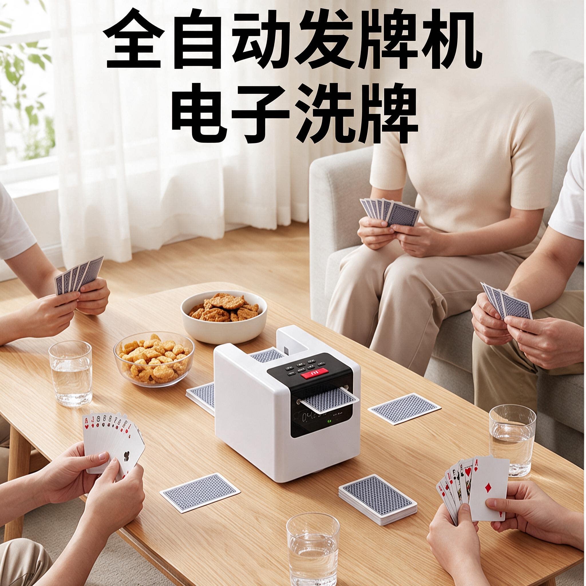 扑克牌发牌机器全自动洗发一体图片