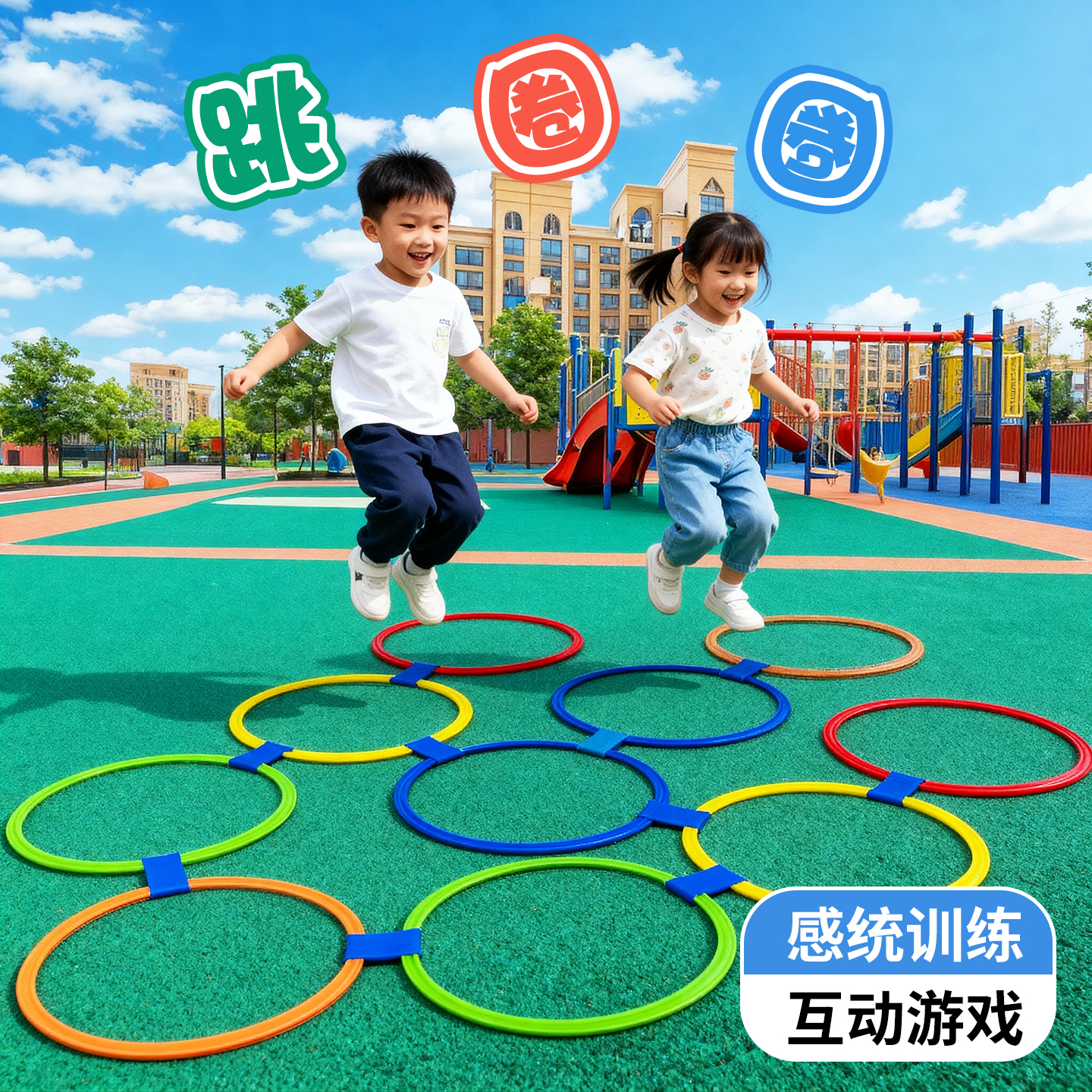 感统训练器材儿童跳房子跳格子