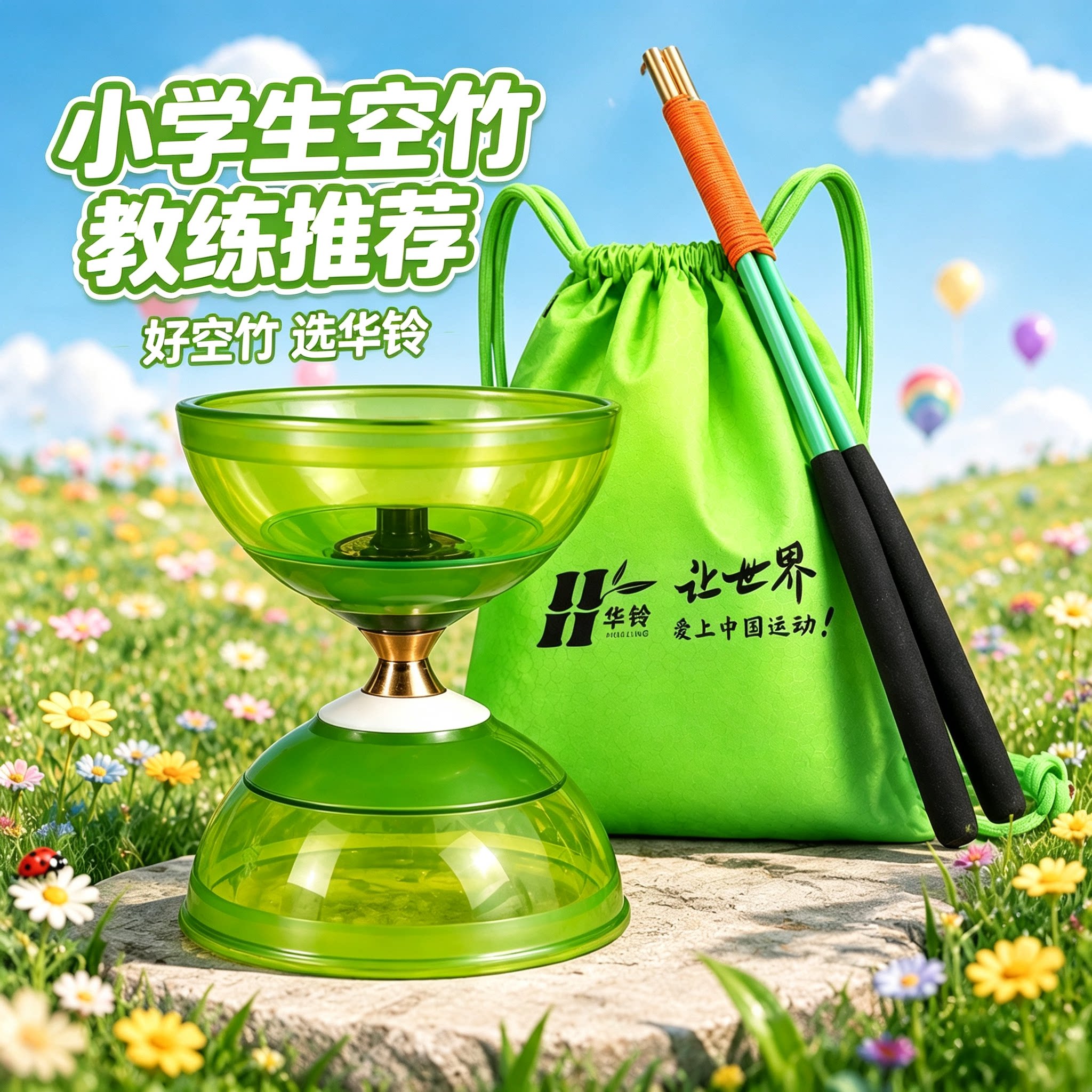 华铃老字号空竹品质稳手感好图片