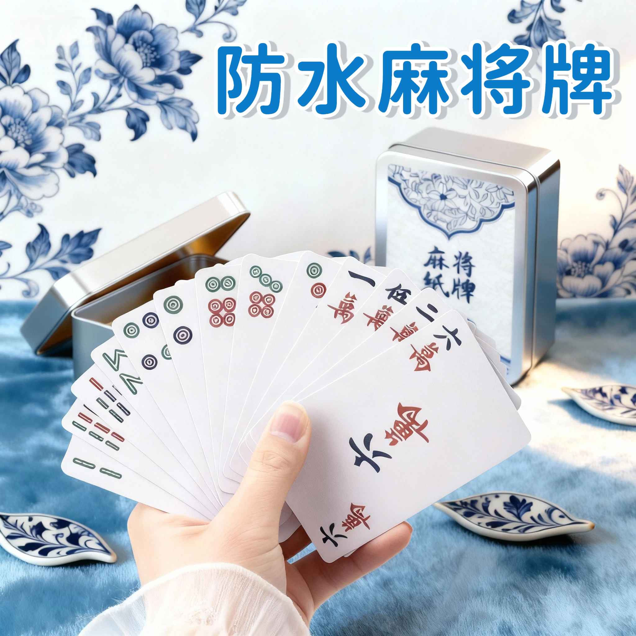 塑料耐用加厚防水麻将纸牌