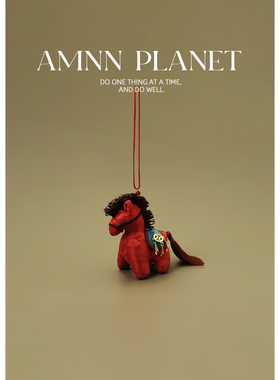 AMNN 马到福临国风香囊挂件2026马年锦缎平安吉祥立体刺绣车挂