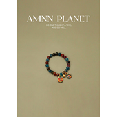 AMNN 糖心玛瑙吞金兽手链女2026马年十全十美大圆满琉璃半塘手串