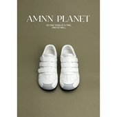 丑萌软底魔术贴泡芙鞋 女2025夏季 新款 AMNN 透气百搭ins轻便德训鞋