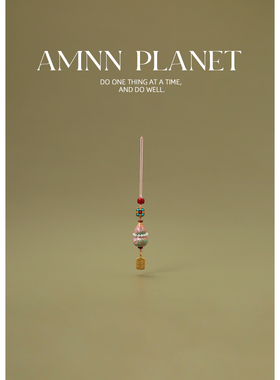 AMNN 非遗大漆葫芦手机链挂件精致手工编织福禄平安包包吊坠挂饰