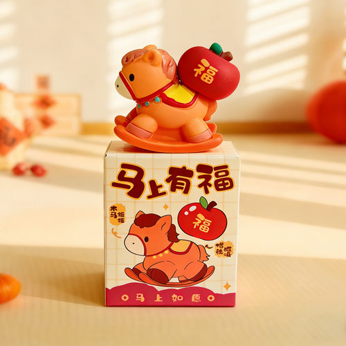 2026新年马上如愿系列创意办公室家居玄关桌面摆件车载小礼品批发